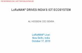 MASTER DECK LWL NEW DELHI - LoRa Alliance · 2019-10-25 · New-Delhi,-India October-17,-2019 FOR-REFERENCE-ONLY,-NOT-FOR-PUBLICATION-USE. THEWEEK LoRaWAN Enables Services in 11T