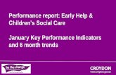 Children’s Social Care January Key Performance Indicators ... · January Key Performance Indicators ... • Sustained reduction in the number of cases in proceedings and public