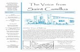 Chicago, IL 60638 Of Thursday & Friday 9:00 …stcamilluschicago.org/en/wp-content/uploads/2016/07/...2016/07/17  · The Voice from Saint Camillus July 17, 2016 Sixteenth Sunday in