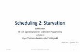 Recall: Starvation vs Deadlock · 2020-03-06 · 3/5/20 Kubiatowicz CS162 ©UCB Spring 2020 Lec12.9 Recall: Four Fundamental OS Concepts • Thread: Execution Context –Fully describes