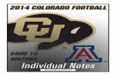 2014 COLORADO BUFFALO FOOTBALL: Seven Quick Questions / … · 2016-05-18 · 2014 COLORADO BUFFALO FOOTBALL: Seven Quick Que stions / The Players 3-3-3 Which pro team Which musical