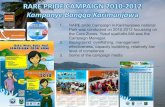 1. RARE pride Campaign in Karimunjawa national Park was ... · 1. RARE pride Campaign in Karimunjawa national Park was conducted on 2010-2012 focussing on the Core Zones. Yusuf syaifudin,MA