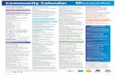 Community Calendar - Hunterdon Medical Center€¦ · Community Calendar JUNE 2019 For more detailed information on any of these programs, visit us at . HUNTERDON HEALTH & WELLNESS