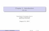 Chapter 1: Introductioncs121/handouts/01-ch1-intro-handout.pdfChapter 1: Introduction CS121 Department of Computer Science College of Engineering Boise State University August21,2017