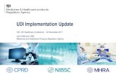 UDI Implementation Update - Medical Device Regulation...European UDI timelines –IVDs 26 May 20235 26 May 20255 26 May 20275 Placement of the UDI carrier (eg barcodes on products)