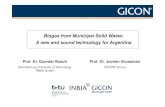 Biogas from Municipal Solid Waste: A new and sound ... · Biogas from Municipal Solid Waste: A new and sound technology for Argentina Prof. Dr. Guenter Busch ... Up-dating and Modernisation