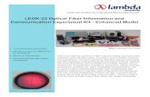 LEOK 22 Optical Fiber Information and Communication ...lambdasys.com/uploads/LEOK-22.pdf · 1550/1310 nm Single-mode fiber splitter 1 1310 nm Optical isolator 1 1550 nm Optical isolator