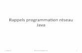 Rappels’programmaon’réseau’ Javacd/INTERNET/RappelJava-1.pdf · C. Delporte M2-Internet Rappel Java 1-9 . Attention ! Une méthode comme println est dépendante de la plate-forme: