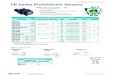 FB Series Photoelectric Sensors (Reflective)Reflective face: PMMA Polymethylmethacrylate (acrylic) Base material: ABS (Acrylonitrile-butadiene-styren) RL102-1 $3.75 1 per pack RL103