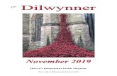The Dilwynner May 2019 V1 · Page4 StMary’sChurch ServicesforNovember CLERGYCONTACTS:Revd.MatthewBurns:07817747470 GillOkell-Price,Churchwarden:319378 AntheaAlexander,Diary:318168;TimBlock