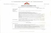 Honorable Gobierno Provincial de Tungurahua · Oficio de Prefectura NO 039: Autorización de Regulaciones Presupuestarias, conforme al Articulo 47 literal "J" del Código Orgánico