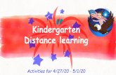 Kindergarten Distance learning...Visit Seesaw to read 10 Black Dots and to get some crafty ideas! 5 Visit Seesaw for a fun adding game!! Science 6 Visit Seesaw for a Brain Pop Jr.