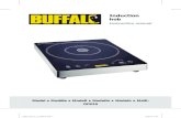 Induction hob - media.nisbets.commedia.nisbets.com/asset/en/media/user_manual_df825.pdf• Buffalo Touch Control Single Induction Hob - 3kW • Instruction manual Buffalo prides itself