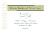 Energy Trusts and Partnerships - McDep Trusts and Partnerships.pdfEnergy Trusts and Partnerships Added to Research Coverage 1979 ... Can RT Pros and Cons Valuation more reasonable