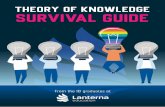 THEORY OF KNOWLEDGE SURVIVAL GUIDE€¦ · THEORY OF KNOWLEDGE SURVIVAL GUIDE There’s no denying that Theory of Knowledge can be confusing. When I did the IB, I struggled for some