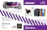 DESIGN · 2019-10-31 · Additionally the Graphic Communication courses offer an optional placement year in Industry. This provides students to work in practice before completing