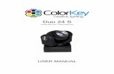 ColorKey Duo 24 S€¦ · Thank you for purchasing the ColorKey Duo 24 S. Please read these instructions carefully before use. Operating this fixture according to these instructions
