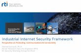 Industrial+InternetSecurity+Framework+...Wireless PAN (802.15) Wireless LAN (802.11 Wi-Fi) MQTT Wireless 2G/3G/LTE (3GPP) Web Services HTTP Wireless Wide Area (802.16) TCP Secure 110T
