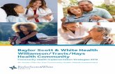Williamson/Travis/Hays Health Communityto the Williamson/Travis/Hays Health Community very seriously. By working with community organizations and residents, we have identified and