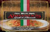 PROOF - Armando's Grill & Pizzeria · Armando's Stromboli 8.99 9.99 Grilled chicken with marinated garlic, mushrooms, and mozzarella cheese. The Capo Calzone 9.99 Mozzarella, ranch,