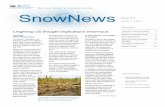 National Water & Climate Center SnowNews · The NRCS snow data network consists of manual snow course measurements, auto-mated SNOw TELemetry (SNOTEL) sites and aerial markers (AM)