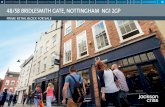 INVESTMENT SUMMARY LOCATION DEMOGRAPHICS RETAILING … · 2016-10-07 · INVESTMENT SUMMARY Nottingham is the commercial capital of the East Midlands and one of the UK’s busiest