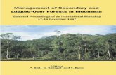 Management of secondary and logged-over forests in ... · Initially, the term secondary forests was used in a broad sense to include logged-over forests, pure stands of pioneer vegetation,