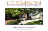 Supplemental Schedules - Clemson Universitymedia.clemson.edu/cfo/controller/CAFR2016-Vol2.pdf · International Visitors Fee 175 Architecture circulation fees 80 Special collections