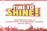 Ch. Planning Guide - Henry County School District...CHAPTER PLANNING GUIDE 2016-2017 Georgia FBLA Need-To-Know Information Membership Dues FBLA Dues: $11 ($6 national and $5 state)
