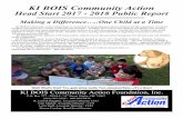 KI BOIS Community Action and Forms/HeadStart Forms...Page 4 2017- 2018 KI BOIS Community Action Head Start Public Report 2016-17 Teaching Strategies Gold Agency Child Outcomes Report