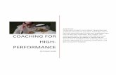 Coaching Participant Guide - IACET · Slide 9 Coaches Do… •Bring forward new priorities, opportunities, or challenges •Extract lessons from experience •Reinforce success •Share