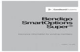Bendigo SmartOptions Super - Sandhurst Trustees · Bendigo SmartOptions Super insurance information for existing members Bendigo SmartOptions Super (referred to as ‘the Plan’)