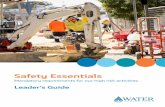 Safety Essentials - Water Corporation · ii Safety Essentials Mandatory requirements for our high risk activities – Leader’s Guide The key measure of our success as a business