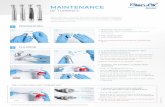 MAINTENANCE - Bien-Air Medical Technologies · 2016-11-30 · Black Pearl Eco 3- and 4-way 1 Bora L / LK, Boranli a , Prestgi e L / LK, Tornado L / LK Bien-Air Dental SA Länggasse