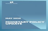 Monetary policy update May 2020 - Norges Bank · This Report is based on information in the period to 4 May 2020 and was published on 7 May 2020, the day after the Committee’s monetary