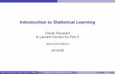 Introduction to Statistical Learning - WordPress.com · 2018-09-06 · The elements of Statistical learning, of T. Hastie, R. Tibshirani, J. Friedman(Springer, 2nd edition), available