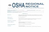 OSHA Regional Notice - Directive# CPL 04-00-07 - Local Emphasis …€¦ · DIRECTIVE NUMBER: San Francisco Regional -1. j. EFFECTIVE DATE: October . t, 2015 Instruction CPL 04-00-07