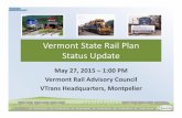Vermont State Rail Plan Status Update SRP...Vermont State Rail Plan Summary of Proposed Service Build out Options On and Offs at Vermont Stations in Year 2035 59,800 83,500 199,200