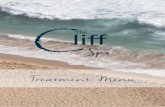 Treatment Menu - The Cliff Hotel & Spa · 2019-09-01 · -Jessica Hand Care Treatment Suitable during pregnancy (12 weeks onwards) Suitable during pregnancy (12 weeks onwards) What