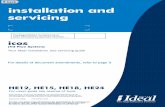 (V3 Flue System) For details of document amendments, refer ... icos - Installation & Servicing 3 DOCUMENT AMENDMENTS Relevant Installation changes implemented in this book from Mod