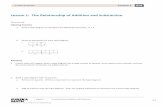 Lesson 1: The Relationship of Addition and Subtractionlindsaymath.weebly.com/uploads/2/7/0/3/27034232/g6-m4_student_… · Lesson 2: The Relationship of Multiplication and Division