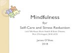 Let’s Talk About Brain Health & Brain Disease, Mon 27th ...dementianetwork.ie/sites/default/files/.../mindfulness_for_self_care.pdf · Workbook for Anxiety, Aakland, CC, New Harbinger.