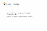 MCAS Accessibility and Accommodations Manual for the 2018 ... · The Massachusetts Department of Elementary and Secondary Education, an affirmative action employer, is committed to