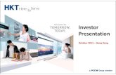 HKT Investor Presentation October 2015 vF HKT... · Customer Acquisition Costs • Mobile CAC in H1’15 driven by enlarged business scale as well as continued take-up of several