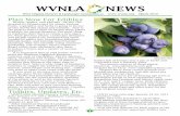 WVNLA NEWS · MANTS (Mid-Atlantic Nursery Trade Show) date: January 5-7, 2011, Baltimore Convention Center . • WVNLA 2011 Winter Meeting, Charleston, WV, January 21 and 22. •