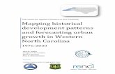 Mapping historical development patterns and forecasting ......Mapping historical development patterns and forecasting urban growth in Wes tern NC: 1976 - 2030 iv comparison, human