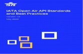IATA Open Air API Standards and Best Practices · 2020-06-09 · 4 IATA Open Air API Standards and Best Practices An IATA Open Air API document MUST be RESTful, MUST adhere to OAS