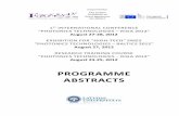 PROGRAMME - LU · 2015-02-05 · 1st International Conference “Photonics Technologies – Riga 2012” 3 Programme for the Training Course 23-25 August, 2012 Thursday, 23 August