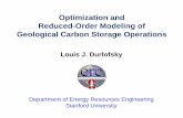 Optimization and Reduced-Order Modeling of …helper.ipam.ucla.edu/publications/oilws3/oilws3_14144.pdfBrine Cycling Optimization 25 • Minimize measure of aggregate mobility of CO