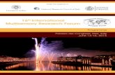 International th 16 Multisensory Research Forum · Under the auspices of Programme. 16. th . International Multisensory Research Forum. U. niversità di. P. isa. Palazzo dei Congressi,